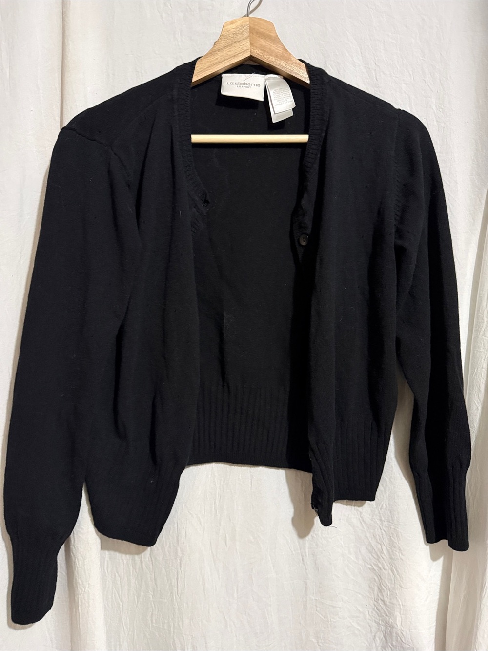 Liz Claiborne Black Women's Cardigan Sweater